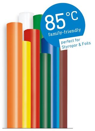  Bunte Klebesticks Ø 7mm Low Temp (LT) 16 Stk. (96 g)